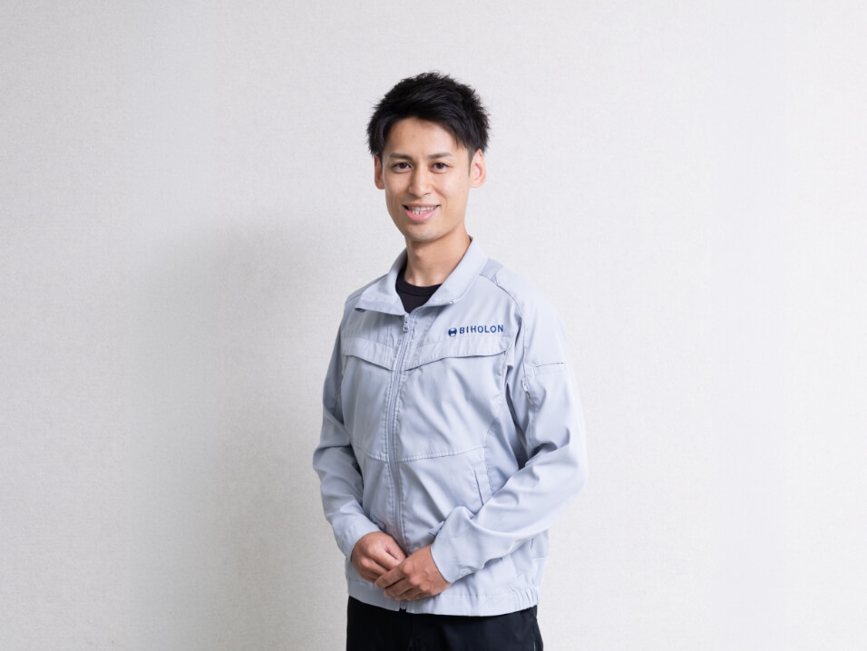 知識は入社後に身につく。挑戦する気持ちが大切